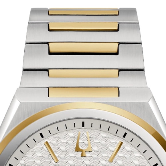 Classic Two Tone Stainless Steel Quartz Men's Watch - Picture 7 of 7